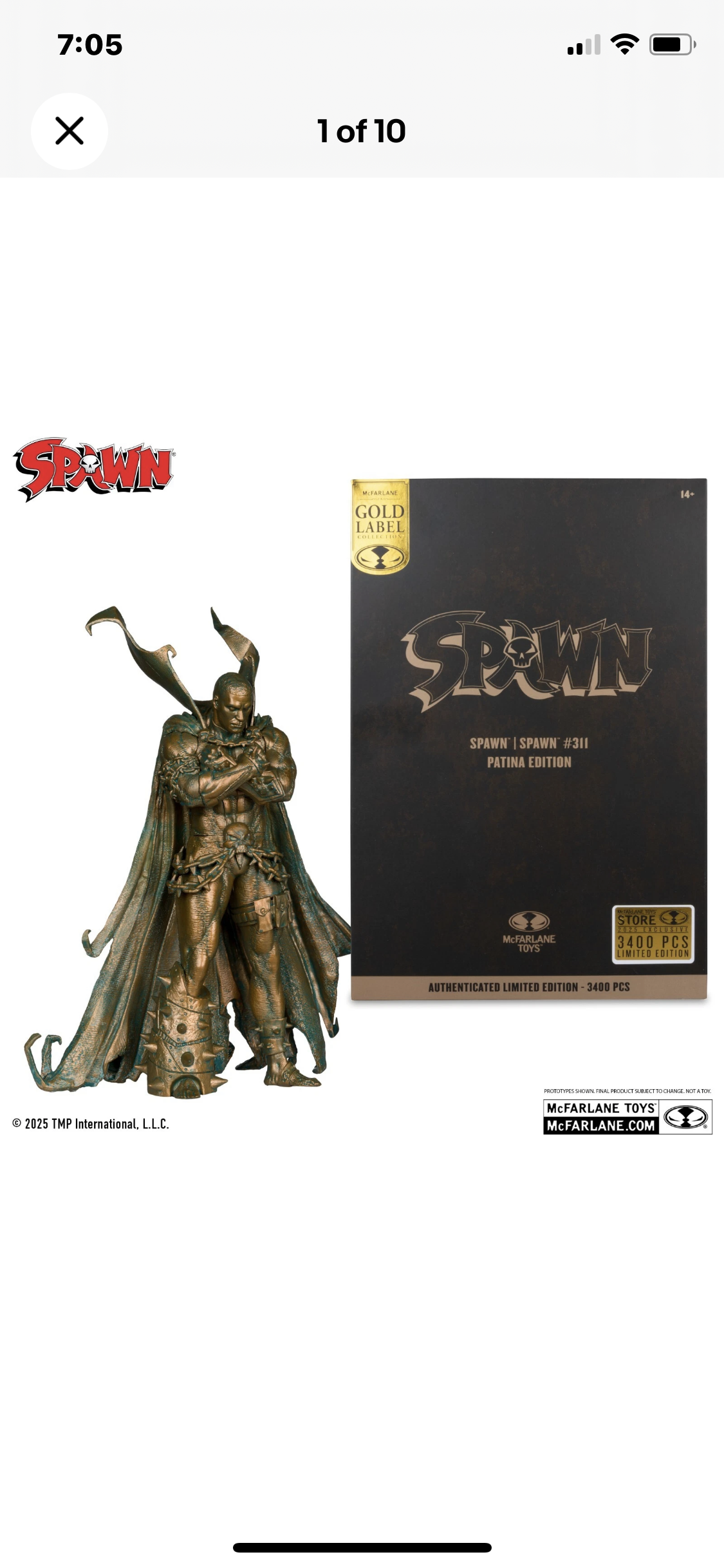 Spawn #311 Patina Edition